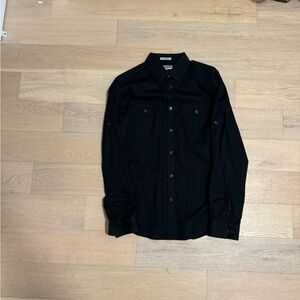 Used dress shirt express men’s mk2 black